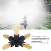 5Pcs G1/2 DN15 Copper Adjustable Misting Sprayer Nozzle Garden Irrigation