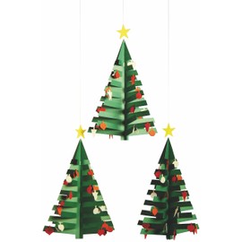 Flensted Mobiles Calendar Tree 3 Hanging Mobile - 19 Inches - High Quality Cardboard