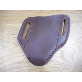 Unbranded Leatherman Wave Sheath. Custom Made pancake sheath. Choice of stitch color. - Brown