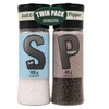 Salt and Pepper Grinder Set 2 Pack Sea Salt 100g