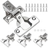 BESTEEL 4 Pack 1/2 inch Overlay Soft Close Cabinet Door