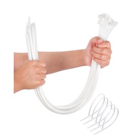 Large Zip Ties Heavy Duty Outdoor 24 inch (50 Pack), Heavy Duty Zip Ties 120 lbs Tensile Strength Outdoor UV Resistant,Awnings Tying Branches Bundling of Crops Fixed Water Pipes
