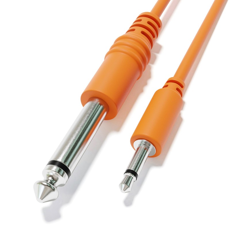 ExcelValley - Mono Patch Cables - TS 3.5mm 1/8" to