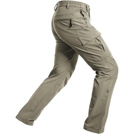 Wespornow Men's-Hiking-Pants Lightweight Water Resistant Quick Dry Outdoor Pants for Fishing Travel Camping (Sage Green, 34W x 30L)