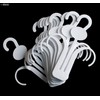 HAND ® No.4 Plastic White Shoe Slipper Display Hangers Drying