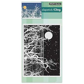 Penny Black Cling Stamp 5 x 7-inch Twilight, Acrylic, Multicolour, 0.63x11.43x24.13 cm