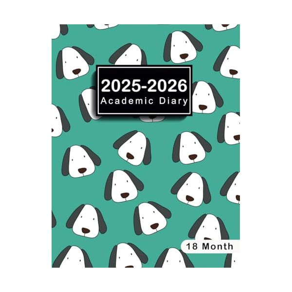 A4 Academic Diary 2025-2026 Week to View 18 Month: Planner