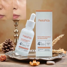 PielráPida Serum Suero Facial Aclarante Niacinamida 4% Vitamina C Control Imperfecciones Tono Uniforme Matificante Minimizador de Poros 30ml