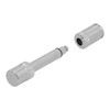 Barbell-Style Hitch Pin Anti-Theft Tow Receiver Locking Coupler with 2