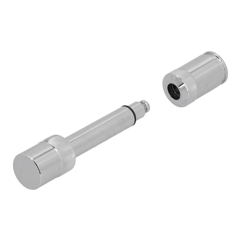 Barbell-Style Hitch Pin Anti-Theft Tow Receiver Locking Coupler with 2