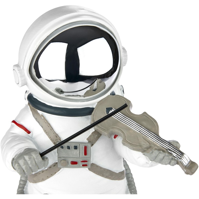 BRUBAKER Decorative Astronaut Violinist Figurine - 20 cm Spaceman Space