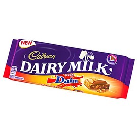 Cadbury Dairy Milk With Daim Chocolate Bar