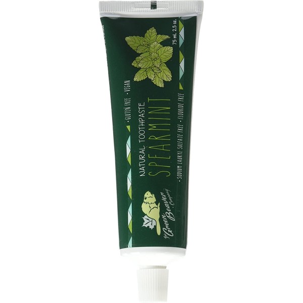 Green Beaver Spearmint Toothpaste, 2.5 Ounce