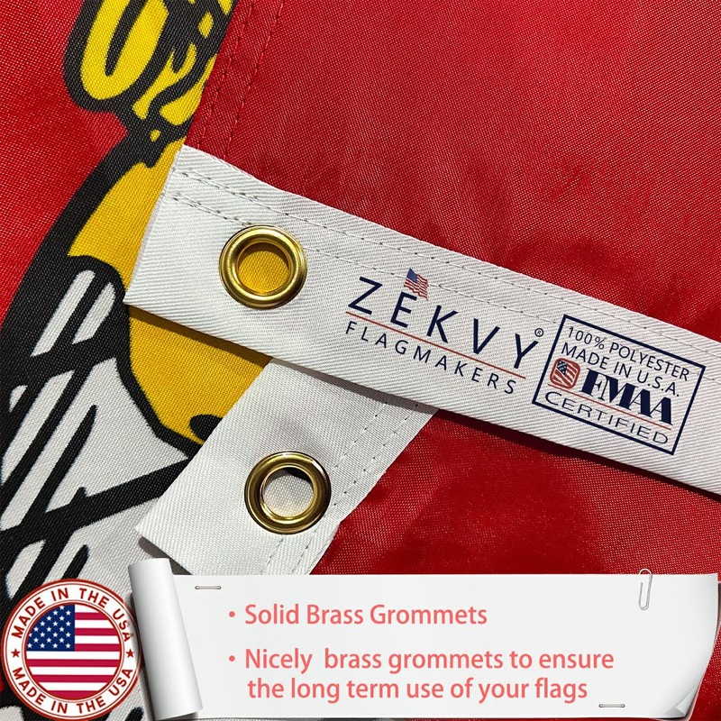 ZK38-USMC-4x6-Bandera de nailon