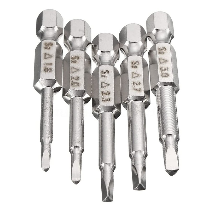 Eyech 5pcs Triangle Head Screwdriver Bits Magnetic Triangle Bit Set