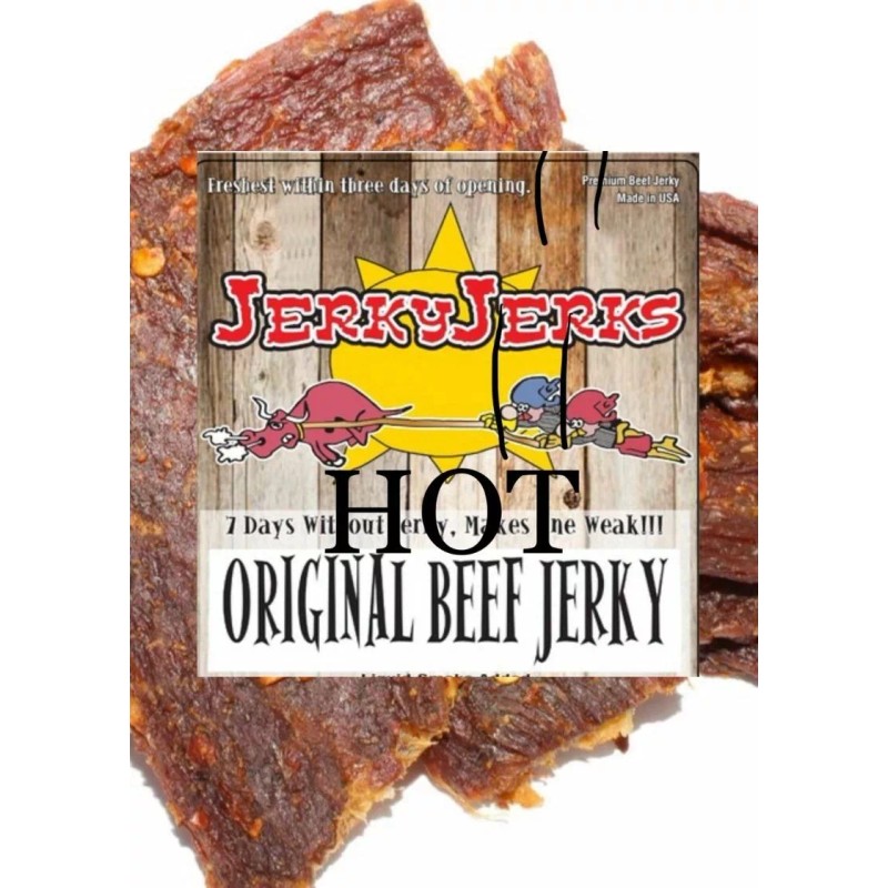Handmade Jerky Jerks Jerky Jerks Spicy Original Thin Dry Style