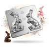 6" Bunny with Basket Assembly Chocolate Candy Mold for Easter