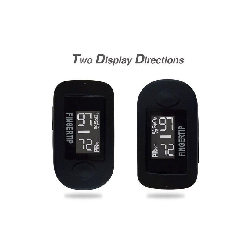 Concord Fingertip Pulse Oximeter with Reversible Display - Blood Oxygen