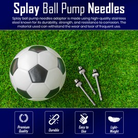 Splay Gold Ball Pump Needles Adapter (Pack of 3)