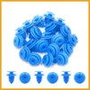 Partuto 20 Pcs Car Plastic Push in Fastener Rivets Clips