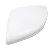 Side Mirror Cover Exterior Rearview Mirror Cover Cap Unpainted White