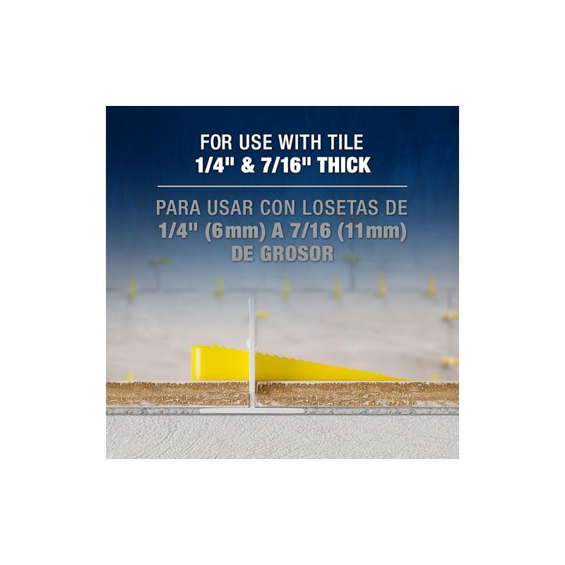 QEP LASH Tile Leveling System, Part A, Clips for 1/16"