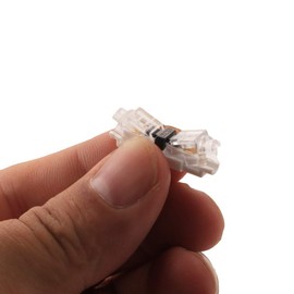 CTRICALVER 1 Pin Wire Connector Wire Branch Connector Simple Quick Wire Installation Branch Wire Connection Fine Wire Set of 12