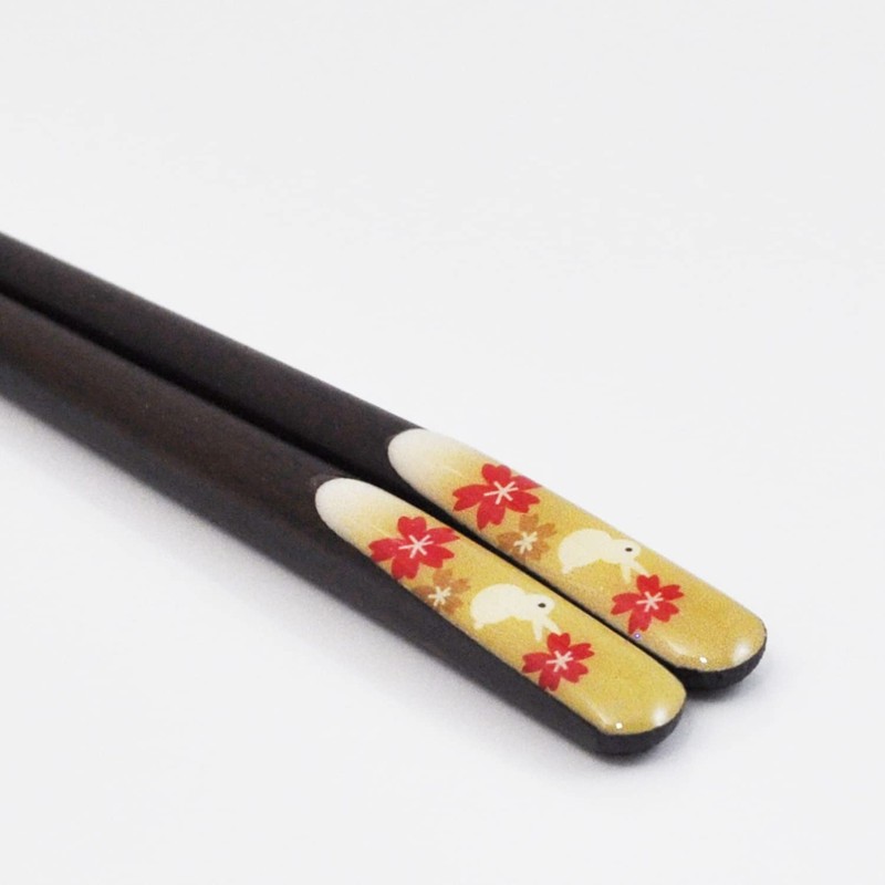 Issho Couples Chopsticks Painted Chopsticks Ausplownia Box Rakugi Rabbit 2
