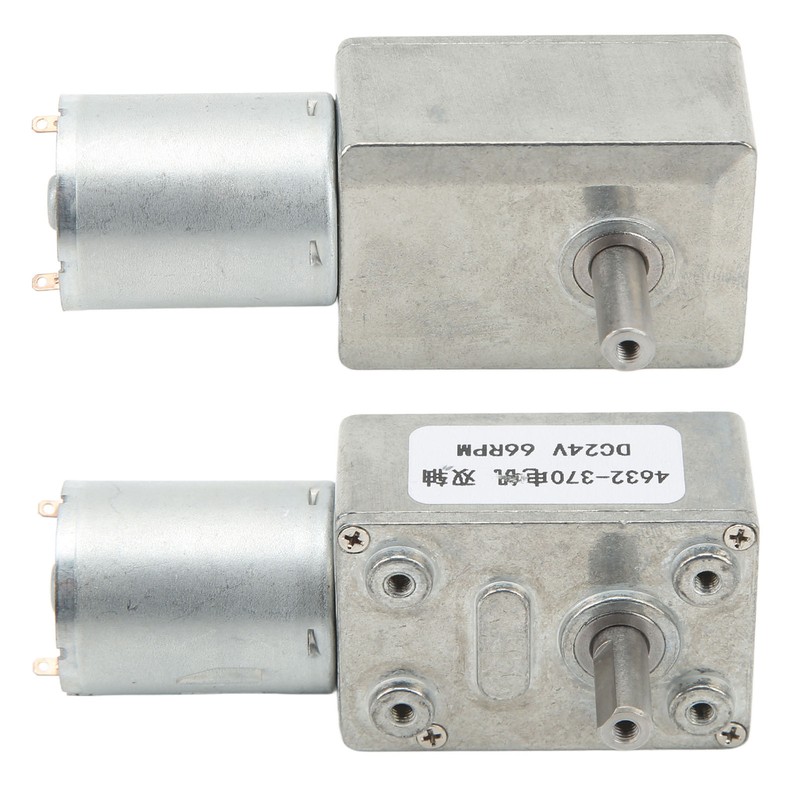 DC24V Double Shaft Worm Gear Motor 4632‑370 High Accuracy Speed