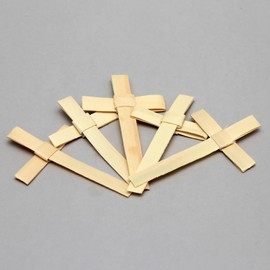 Mini Palm Crosses – Pack of 5 Handmade Dried Palm Leaf Crosses for Palm Sunday, Religious Events, Church Services, Catholic Schools, and Spiritual Keepsakes