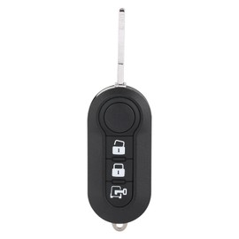 ECCPP Keyless Entry Remote Shell Car Key Fob Case Replacement for 2015 Fit for Fiat 500 -- 3 Buttons 1-Pack