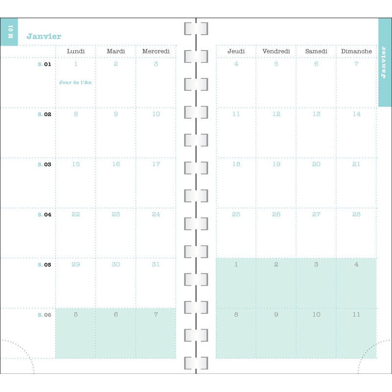 Exacompta - Ref 1604535E - 1 Pocket Diary SAS 16S