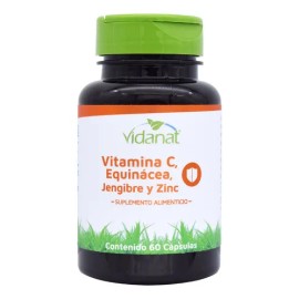 Vidanat Vitamina Equinacea Jengibre Zinc Cápsulas