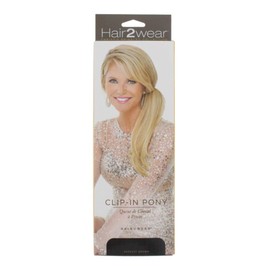 HAIR2WEAR Clip In Pony Darkest Brown Ht4, 808064164511