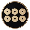 6 Bunsen Pin Badge Designed with Family Crest of Sengoku
