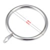 Coolty Pack of 60 Metal Curtain Rings Hanging Rings for