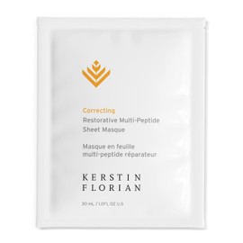 Kerstin Florian Restorative Multi-Peptide Sheet Masque | Hydrating & Firming Face Mask | Peptides & Hyaluronic Acid for Smooth, Radiant Skin | Advanced Sheet for Deep Absorption