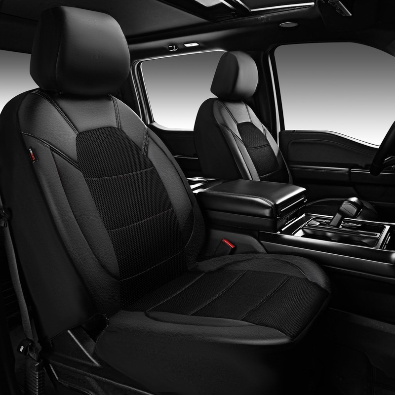 CAR PASS Leather and 3D Air Mesh Universal Fit Car