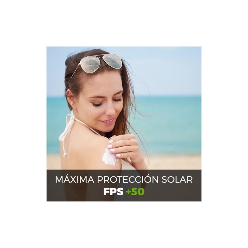 Protector Solar FPS 50 Biodegradable Reef-Safe Zinc Oxide Sunscreen SPF