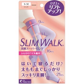 Compression Socks Slim Walk Beautiful Legs Super Long S/M Lavender Sleep Compression Socks AskDoctors Thigh Sole Arch Support