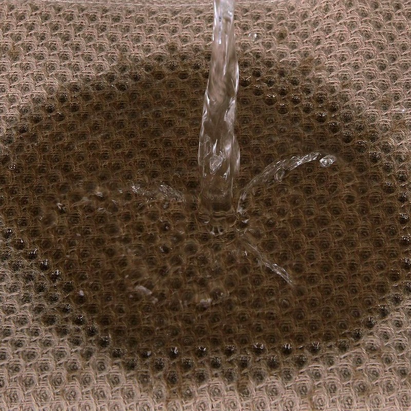 BW&HM Geschirrtücher Baumwolle Geschirrhandtücher Küchentücher Küchenhandtücher Spültücher (Braun, 33x33 CM)
