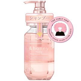 & Honey Melty Moist Repair Shampoo for Damaged Hair 1.0 Hair Care Split Ends Treatment Strengthening Ideal for Curly Hair 440 ml