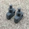 ULEIVA Replacement Key 2 x Grey Compatible with Synology NAS