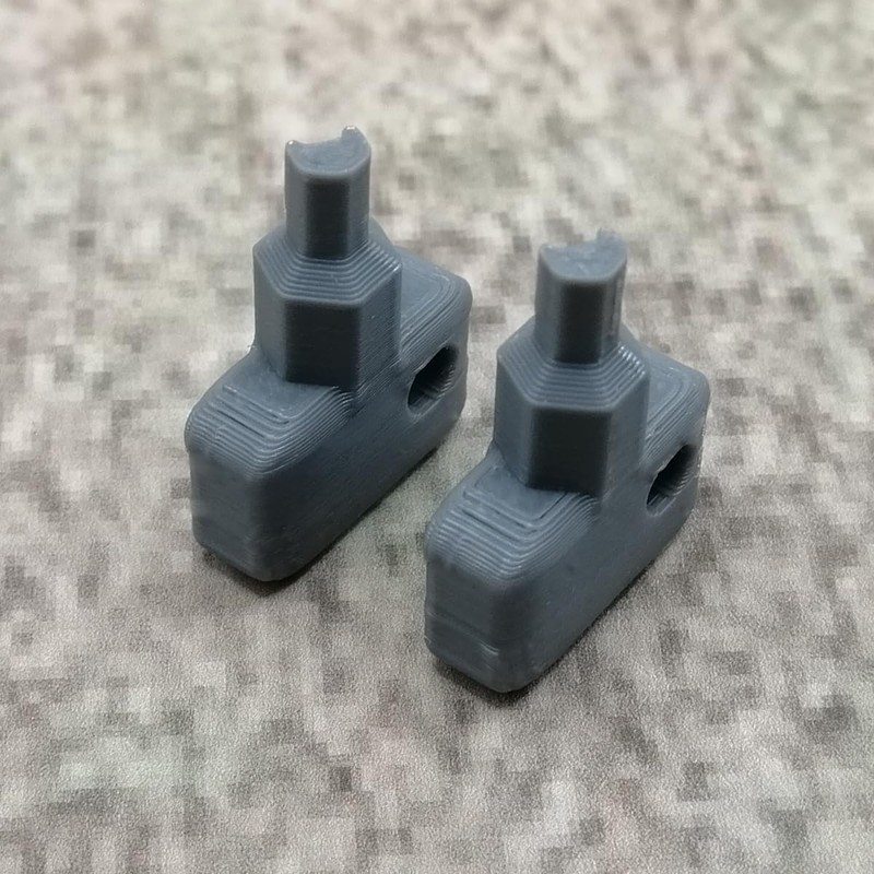 ULEIVA Replacement Key 2 x Grey Compatible with Synology NAS