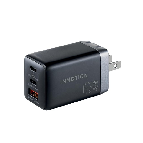 InMotion 67W USB-C US Charger with 1M USB-C Cable and
