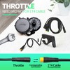 MUSELK E-Bike 300X Thumb Throttle 3PIN Female Waterproof Plug Throttle