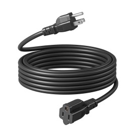 DEWENWILS Outdoor Extension Cord 20 FT, 3 Prong Indoor Outdoor 16/3 SJTW, 1 Pack