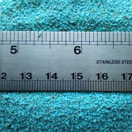 Red Tree Supply Crushed Turquoise Stone, 1 Ounce Container (Medium)