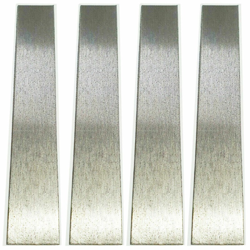 Unbranded 4PACKS Pure Nickel Anode 6" x 1" Plating Bright