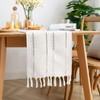 YSJCHEBS 1 Piece Tassel Table Runner, Table Runner Decoration in